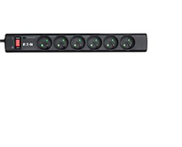 Bild von Eaton PS6F Spannungsschutz Schwarz, Weiß 6 AC-Ausgänge 220 - 250 V 1 m