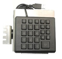 Bild von Datalogic 94ACC0158 Numerische Tastatur PC / Server USB Schwarz, Silber