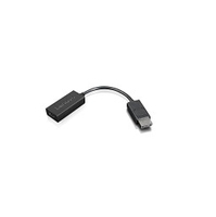 Bild von Lenovo 4X90R61023 Videokabel-Adapter 0,225 m DisplayPort HDMI Typ A (Standard) Schwarz