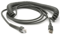 Bild von Zebra CBA-U29-C15ZBR USB Kabel 4,57 m USB 2.0 USB A Schwarz