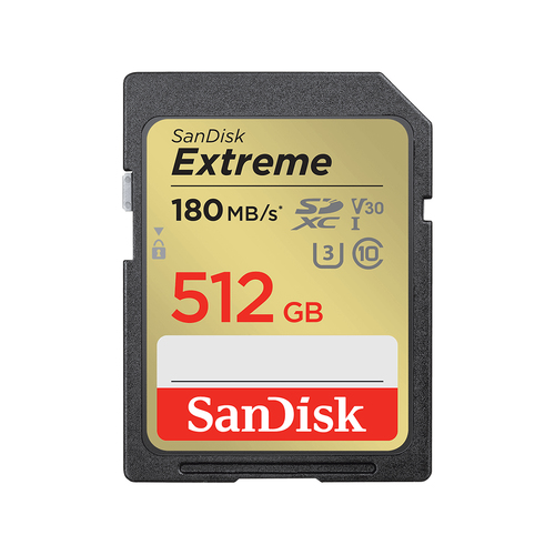 Bild von SanDisk Extreme 512 GB SDXC UHS-I Klasse 10