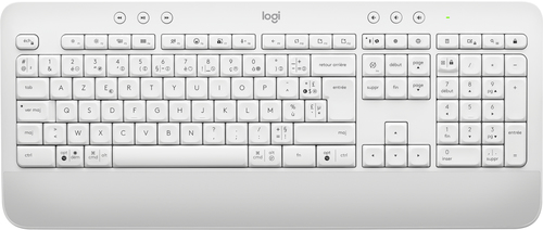 Bild von Logitech Signature K650 Tastatur Büro Bluetooth AZERTY Französisch Weiß