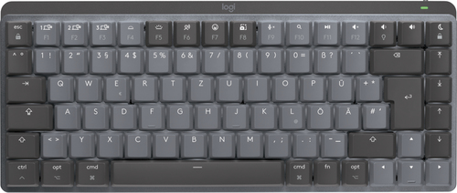 Bild von Logitech MX Mini Mechanical for Mac Tastatur Büro Bluetooth QWERTZ Deutsch Graphit, Grau