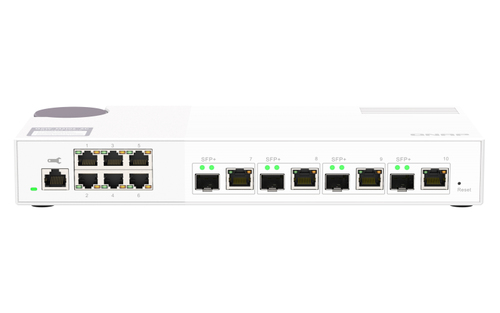 Bild von QNAP QSW-M2106-4C Netzwerk-Switch Managed L2 2.5G Ethernet (100/1000/2500) Weiß