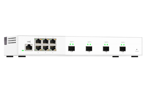 Bild von QNAP QSW-M2106-4S Netzwerk-Switch Managed L2 2.5G Ethernet (100/1000/2500) Weiß