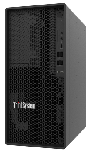 Bild von Lenovo ThinkSystem ST50 V2 Server 2 TB Tower Intel Xeon E E-2324G 3,1 GHz 8 GB DDR4-SDRAM 500 W