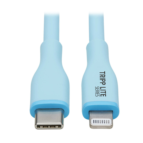 Bild von Tripp Lite M102AB-003-S-LB Lightning-Kabel 0,91 m Blau