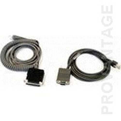 Bild von Datalogic RS-232, DB9S, 12', Coiled Serien-Kabel 3,66 m DB-9