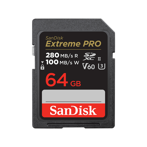 Bild von SanDisk SDSDXEP-064G-GN4IN Speicherkarte 64 GB SDXC UHS-II Klasse 10