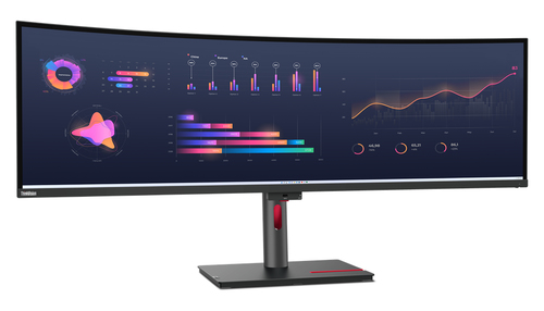 Bild von Lenovo ThinkVision P49w-30 LED display 124,5 cm (49&quot;) 5120 x 1440 Pixel DQHD Schwarz