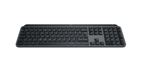 Bild von Logitech MX Keys S Tastatur Universal RF Wireless + Bluetooth AZERTY Belgisch Graphit