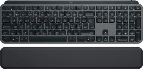 Bild von Logitech MX Keys S Tastatur Büro RF Wireless + Bluetooth QWERTY Dänisch, Finnisch, Norwegisch, Schwedisch Graphit