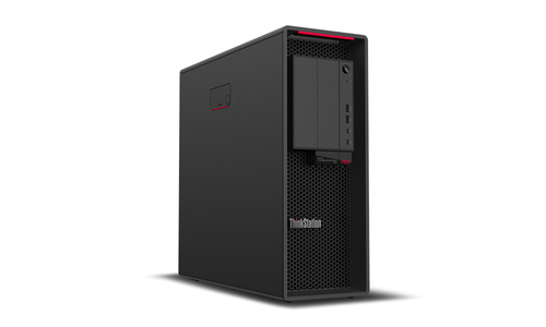 Bild von Lenovo ThinkStation P620 AMD Ryzen Threadripper PRO 5955WX 32 GB DDR4-SDRAM 1 TB SSD Windows 11 Pro Tower Arbeitsstation Schwarz