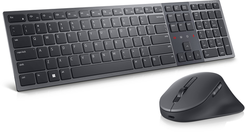 Bild von DELL KM900 Tastatur Maus enthalten Büro RF Wireless + Bluetooth QWERTY US International Graphit