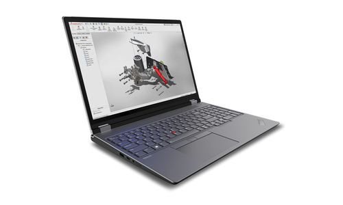 Bild von Lenovo ThinkPad P16 Intel® Core™ i9 i9-13980HX Mobiler Arbeitsplatz 40,6 cm (16&quot;) WUXGA 64 GB DDR5-SDRAM 2 TB SSD Intel Arc Pro A30M Wi-Fi 6E (802.11ax) Windows 11 Pro Grau, Schwarz