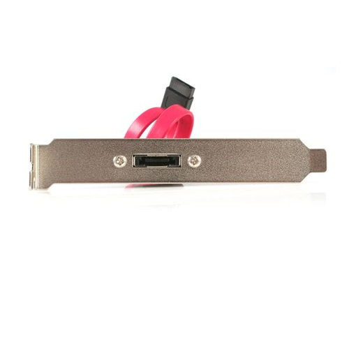 Bild von StarTech.com eSATA Cable with External Slot Plate SATA-Kabel 0,3 m Schwarz