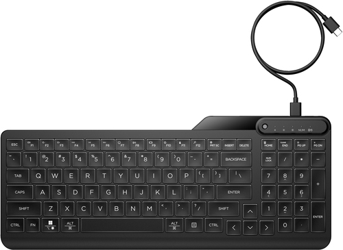 Bild von HP 405 Tastatur mit Hintergrundbeleuchtung für mehrere Geräte