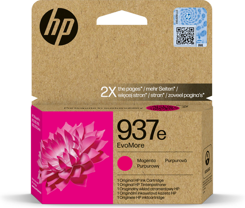 Bild von HP 937e EvoMore Magenta Original Druckerpatrone