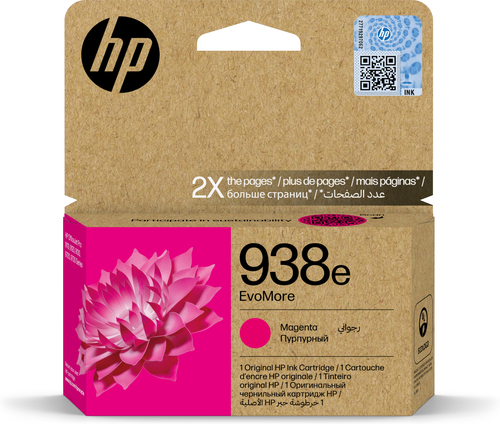 Bild von HP 938e EvoMore Magenta Original Druckerpatrone