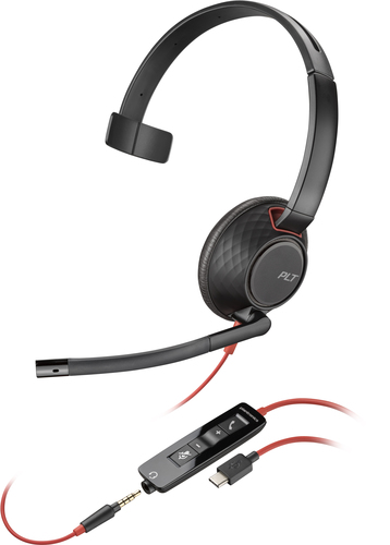 Bild von POLY Blackwire C5210 USB-C-Headset +Inline-Kabel (Packungseinheit)