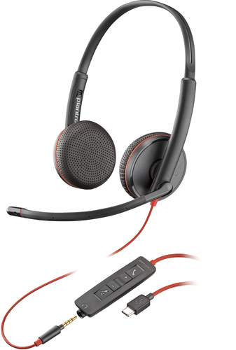 Bild von POLY Blackwire C3225 Stereo USB-C Headset (Packungseinheit)