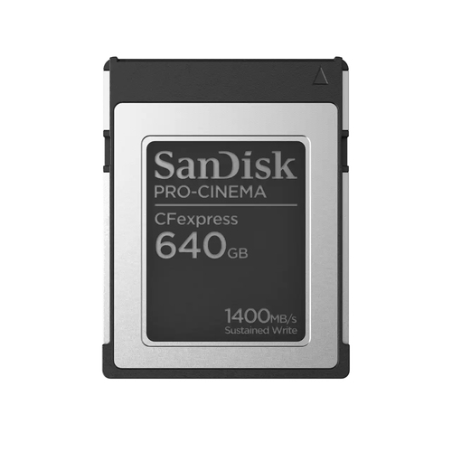 Bild von SanDisk PRO-CINEMA CFexpress 640 GB