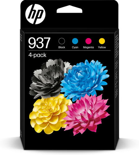 Bild von HP 937 4er-Pack CMYK Original Druckerpatrone