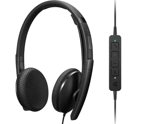 Bild von Lenovo 4XD1M39028 Kopfhörer & Headset Kabelgebunden Kopfband USB Typ-C Schwarz