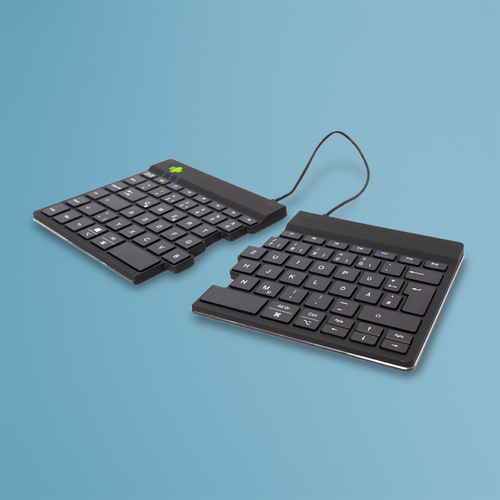 Bild von R-Go Tools Ergonomische Tastatur R-Go Split Break mit Pausensoftware, geteilte Tastatur, QWERTZ (DE), kabellos, schwarz