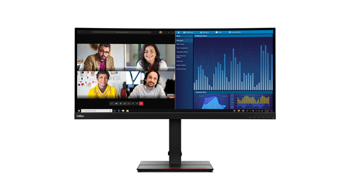 Bild von Lenovo ThinkVision P34w-20 LED display 86,7 cm (34.1&quot;) 3440 x 1440 Pixel Wide Quad HD Schwarz