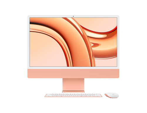 Bild von Apple iMac Apple M M3 59,7 cm (23.5&quot;) 4480 x 2520 Pixel All-in-One-PC 8 GB 2 TB SSD macOS Sonoma Wi-Fi 6E (802.11ax) Orange