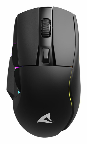 Bild von Sharkoon SGM50W Maus Gaming rechts RF Wireless + USB Type-A Optisch 6400 DPI