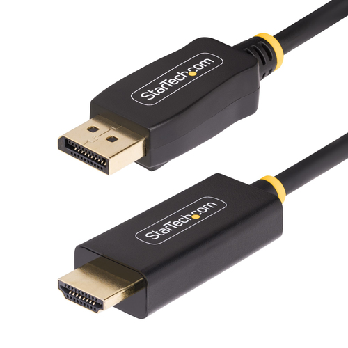 Bild von StarTech.com 2 Meter Aktiver DisplayPort auf HDMI Adapterkabel, 4K 60Hz mit HDR, DP zu HDMI 2.0b Kabel, DP auf HDMI Adapter, DisplayPort 1.4 auf HDMI 2.1 Konverter