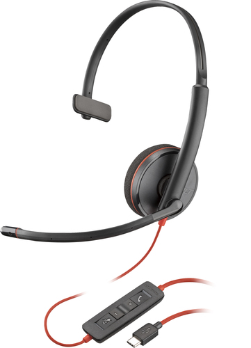 Bild von POLY Blackwire 3210 Monaurales USB-C-Headset