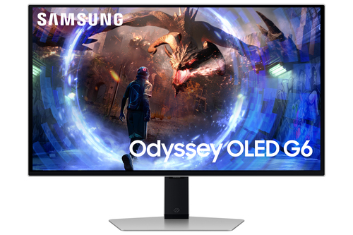 Bild von Samsung G60SD Computerbildschirm 68,6 cm (27&quot;) 2560 x 1440 Pixel Quad HD OLED Silber