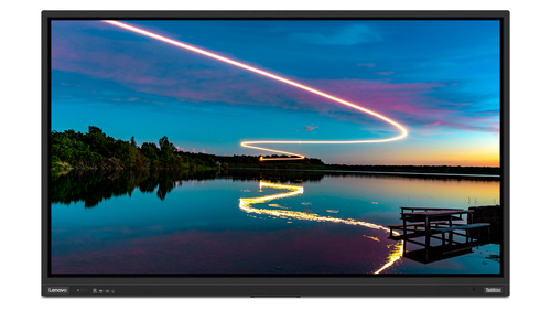 Bild von Lenovo ThinkVision T86 LED display 2,18 m (86&quot;) 3840 x 2160 Pixel 4K Ultra HD Touchscreen Schwarz