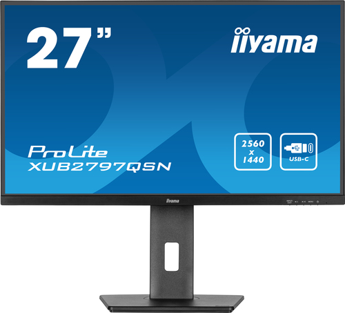 Bild von iiyama ProLite XUB2797QSN-B1 Computerbildschirm 68,6 cm (27&quot;) 2560 x 1440 Pixel Wide Quad HD LED Schwarz