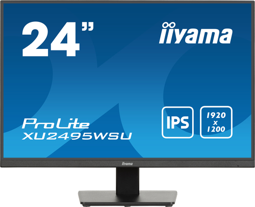 Bild von iiyama ProLite XU2495WSU-B7 Computerbildschirm 61 cm (24&quot;) 1920 x 1200 Pixel 4K Ultra HD LED Schwarz