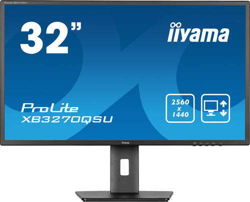 Bild von iiyama ProLite XB3270QSU-B1 Computerbildschirm 81,3 cm (32&quot;) 2560 x 1440 Pixel Wide Quad HD LED Schwarz