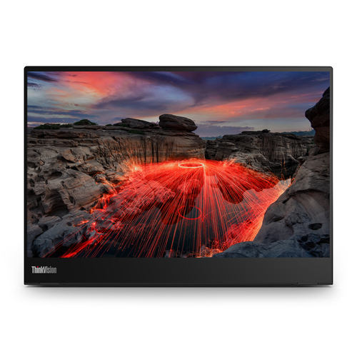 Bild von Lenovo ThinkVision M14t Computerbildschirm 35,6 cm (14&quot;) 2240 x 1400 Pixel 2.2K LED Touchscreen Schwarz