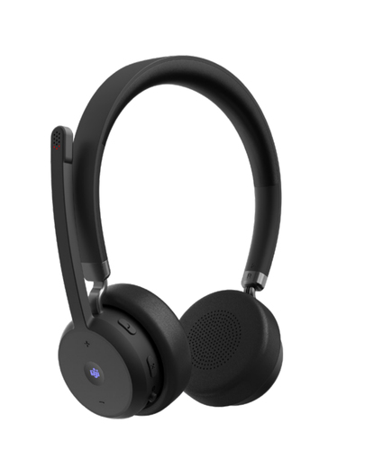 Bild von Lenovo Wireless VoIP Headset Kopfhörer Kabellos Kopfband Büro/Callcenter Bluetooth Schwarz