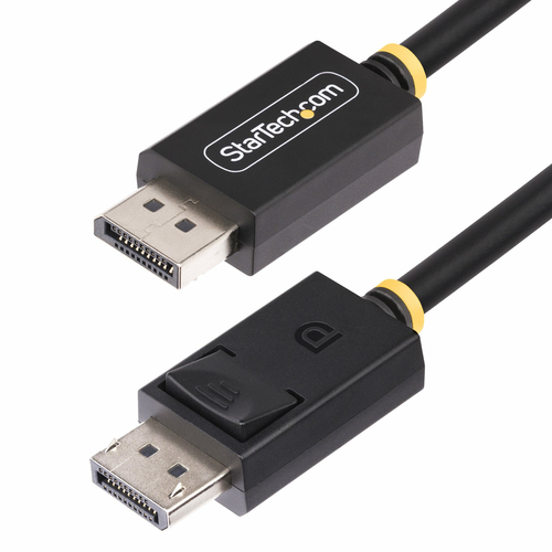 Bild von StarTech.com 2m DisplayPort 2.1 Kabel, VESA zertifiziert DP40 DisplayPort Kabel mit UHBR10/HDR/HDCP 2.2, 8K 60Hz/4K 144Hz mit DSC 1.2a, 1440p 240Hz, 40Gbps, DP Kabel, UHD DP Monitor Kabel/Bildschirmkabel, M/M