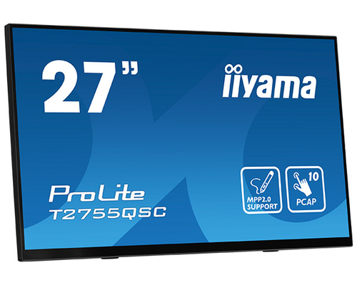 Bild von iiyama ProLite T2755QSC-B1 Computerbildschirm 68,6 cm (27&quot;) 2560 x 1440 Pixel Full HD LCD Touchscreen Schwarz