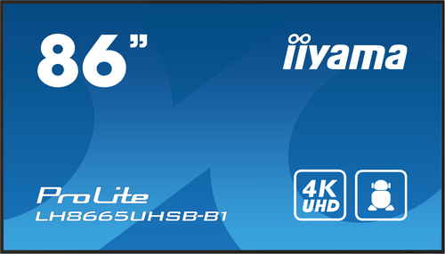 IIYAMA CONSIGNMENT LH8665UHSB-B1 86IN LCD UHD