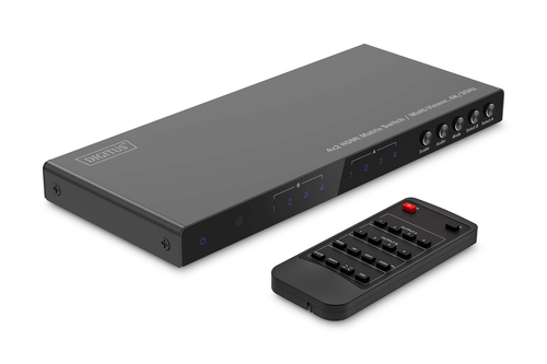 Bild von Digitus 4x2 HDMI Matrix Switch / Multi-Viewer, 4K/30Hz