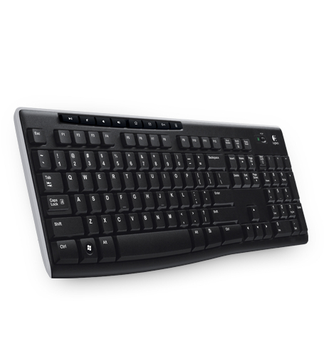 Bild von Logitech Wireless Keyboard K270 Tastatur Haus RF Wireless QWERTY US International Schwarz