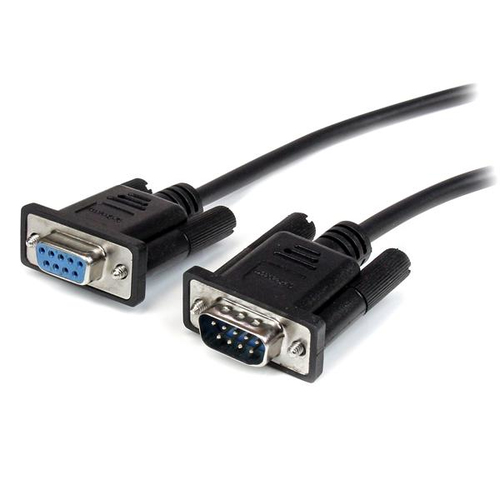 STARTECH 0.5M BK DB9 SERIAL CABLE M/F