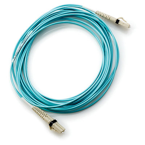 Bild von HPE LC to LC Multi-mode OM3 2-Fiber 5.0m 1-Pack InfiniBand/Glasfaserkabel 5 m Blau