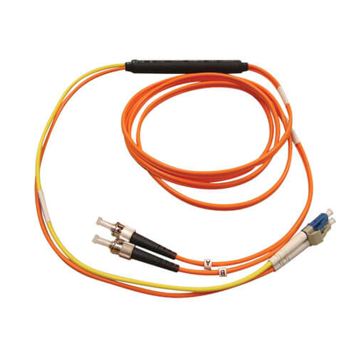 Bild von Tripp Lite N422-03M InfiniBand/Glasfaserkabel 3 m ST LC Orange, Gelb