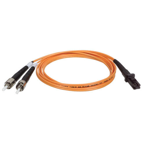 Bild von Tripp Lite N308-05M InfiniBand/Glasfaserkabel 5 m MT-RJ 2x ST OFNR Schwarz, Orange